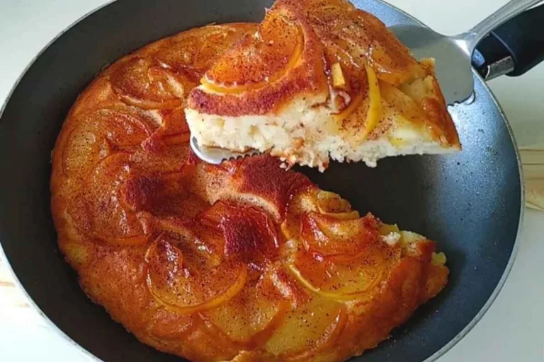 Tortinha Fit de Maçã feita na Frigideira