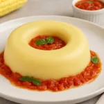 Imagem da Receita de manjar de milho verde com molho de tomate