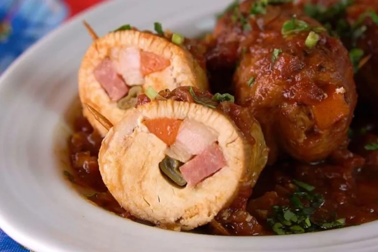 Imagem da Receita de Bife a Rolê de Frango na Air Fryer.