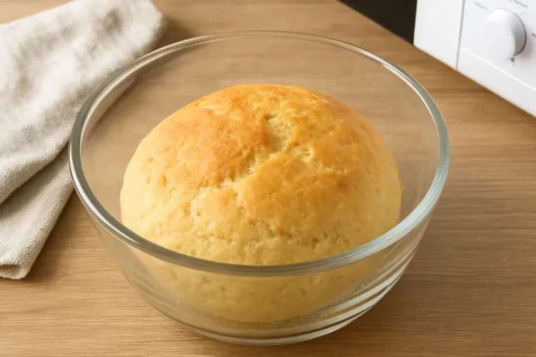 Receita de Pão Caseiro de Micro-ondas: Sem Sovar, Pronto em 4 Minutos