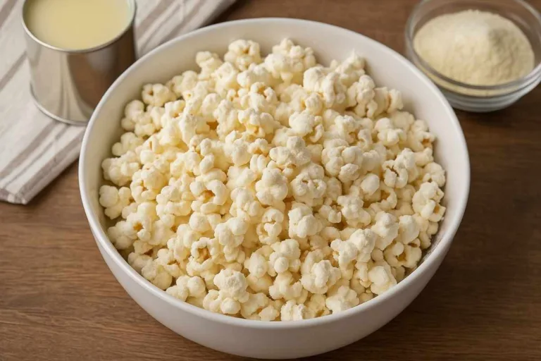 Imagem da Receita de Pipoca de Leite Ninho com Leite Condensado.