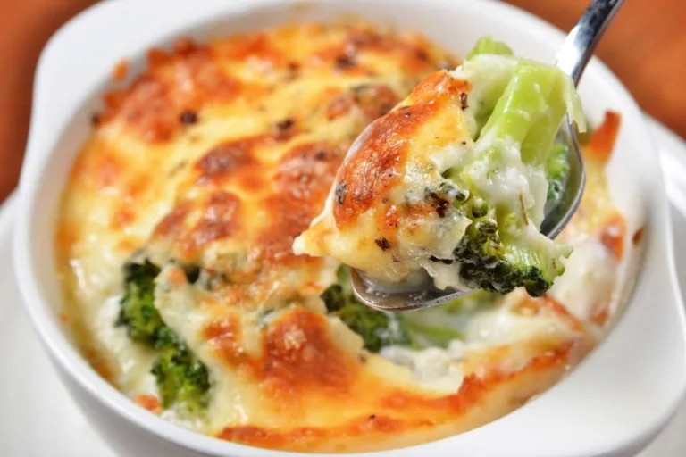 Imagem da Receita de brócolis gratinado com molho branco