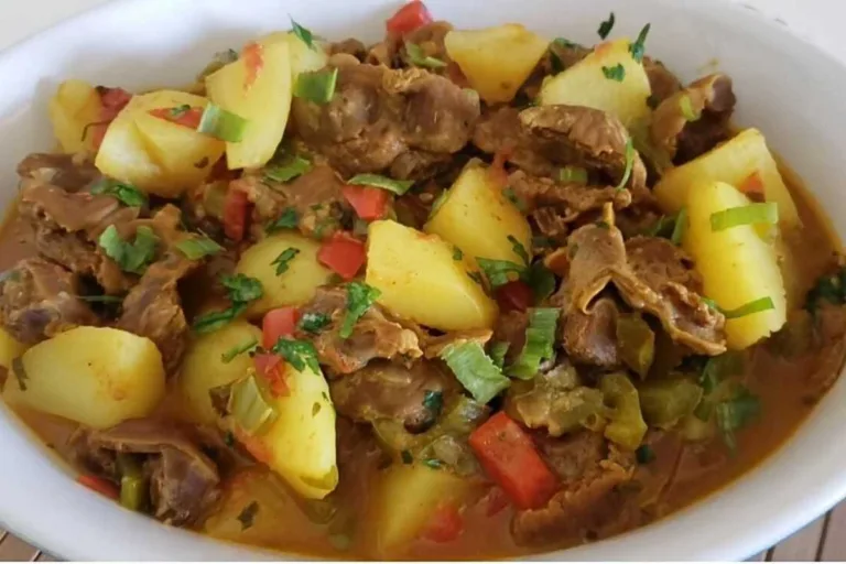 Imagem da Receita de Moela com Batata e Cenoura na Panela de Pressão