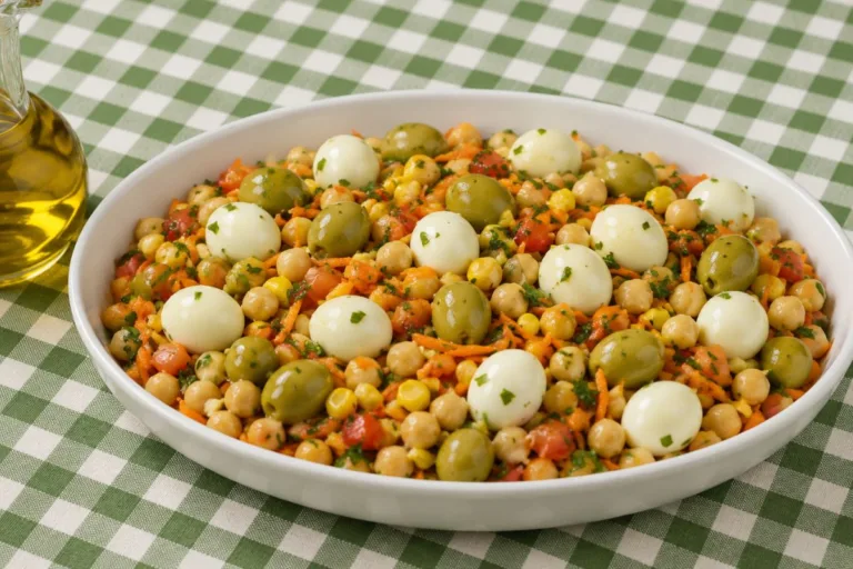 Imagem da Receita de Salada Portuguesa de Grão de Bico.