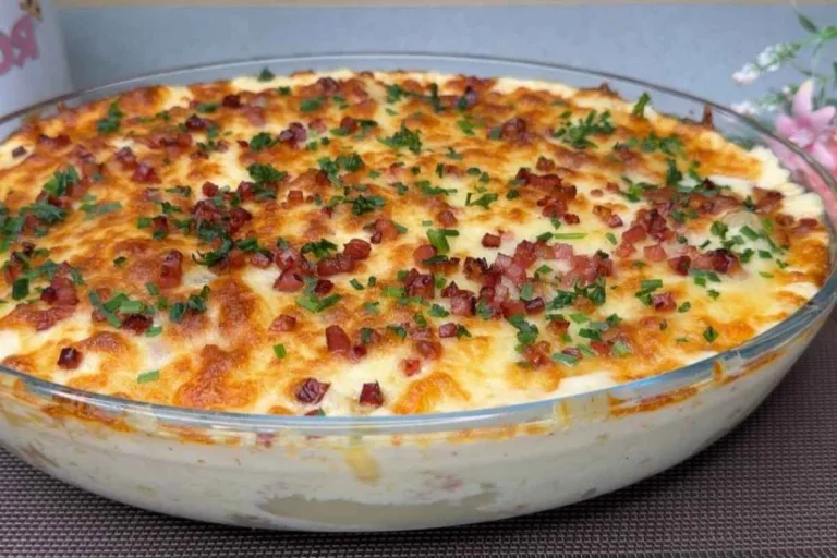 Imagem da Receita de Mandioca Gratinada com Molho Branco