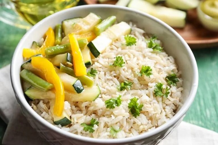 Imagem da Receita de Arroz Integral com Legumes Refogados