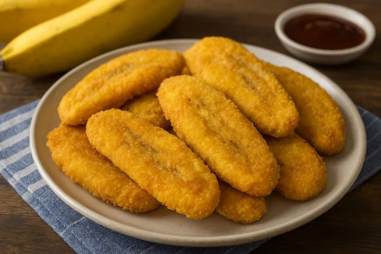 Imagem da Receita de Banana à Milanesa com Fubá.