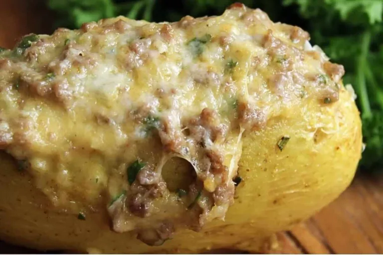 Imagem da Receita Batata Recheada à Bolonhesa na Airfryer