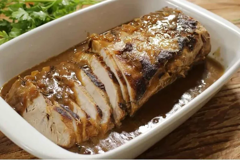 Copa Lombo de Forno Assado na Mostarda.
