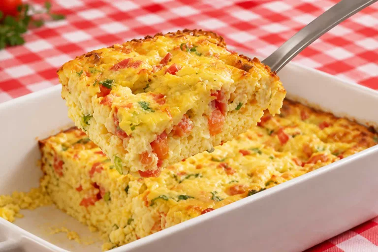 Imagem da Receita de Omelete de Forno com Requeijão.