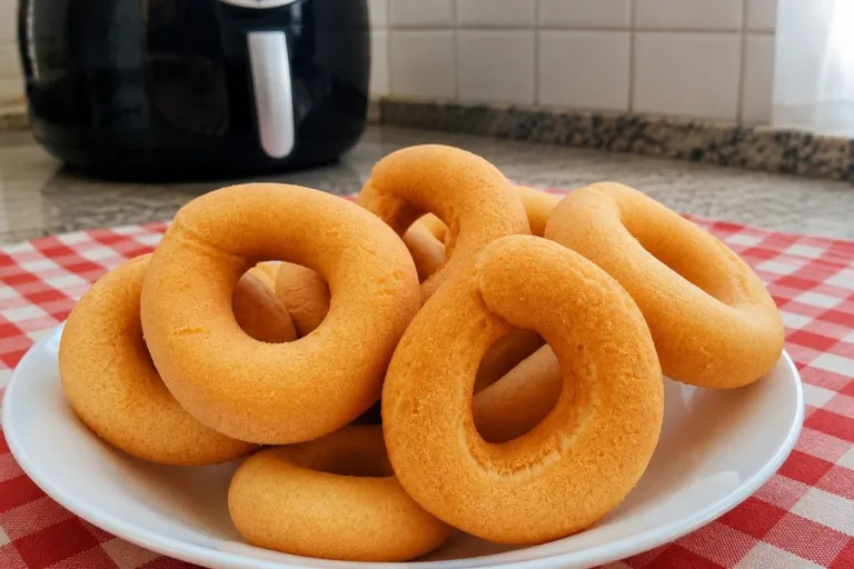 Imagem da Receita de Rosquinha de Polvilho Doce na Airfryer.