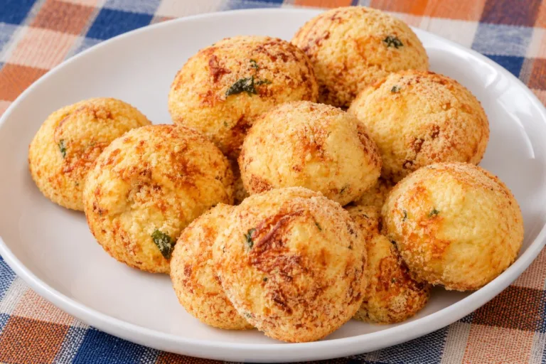 Imagem da Receita de Bolinho Fit de Mandioca com Frango.