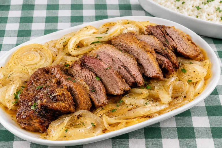 Imagem da Receita de Fraldinha com Manteiga e Alho no Forno.