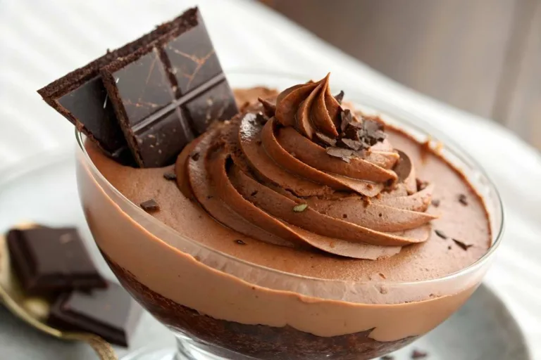 Imagem da Receita de Mousse de Chocolate com Cachaça.