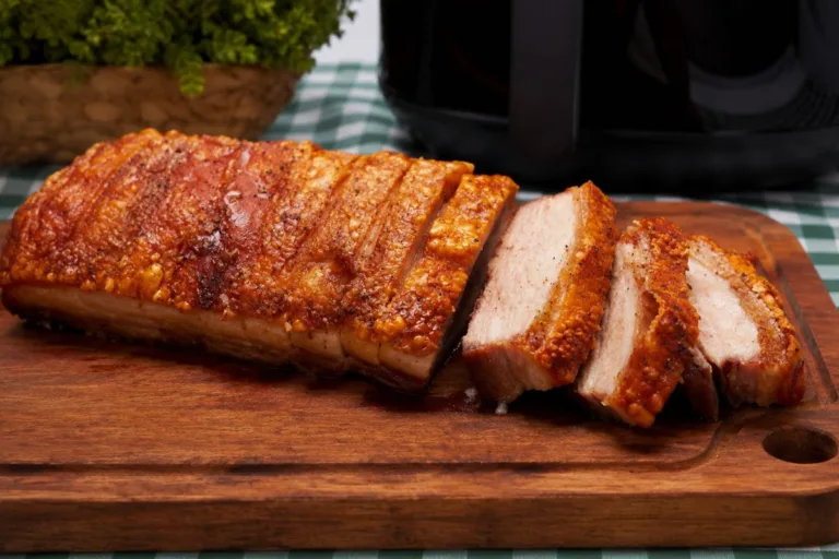 Imagem da Receita de Panceta de Porco Crocante na Airfryer.