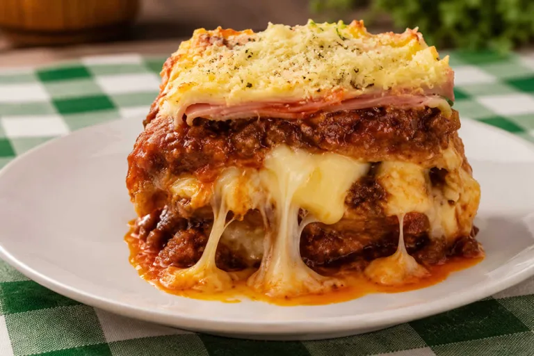 Imagem da Receita de Parmegiana de Carne Moída.