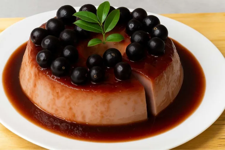 Imagem da Receita de Pudim de Jabuticaba com Leite Condensado.