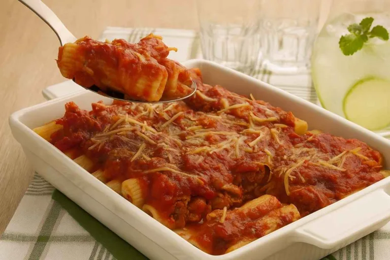 Imagem da Receita de Rigatone Recheado com Atum.
