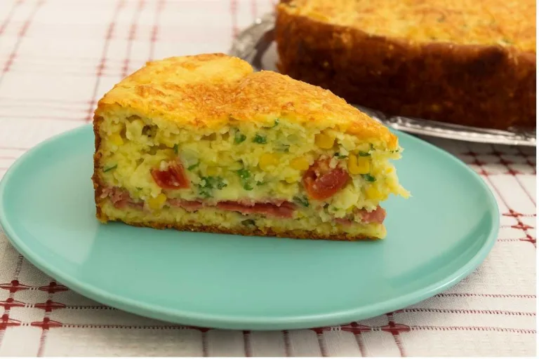 Imagem da Receita de Torta Salgada de Milho Verde com Carne Moída.