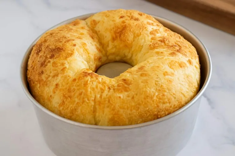 Imagem da Receita de Bolo Rosca de Polvilho Doce.