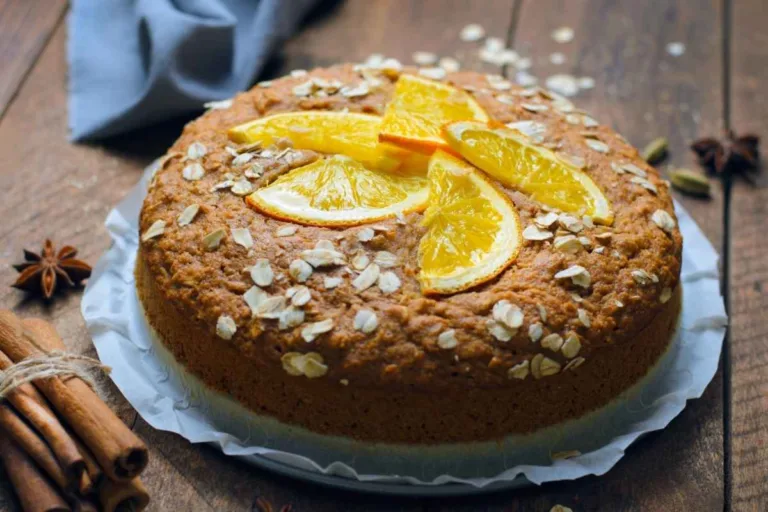 Imagem da Receita de Bolo de Aveia com Açúcar Mascavo.