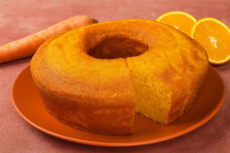 Imagem da Receita de Bolo de Laranja com Cenoura de Liquidificador