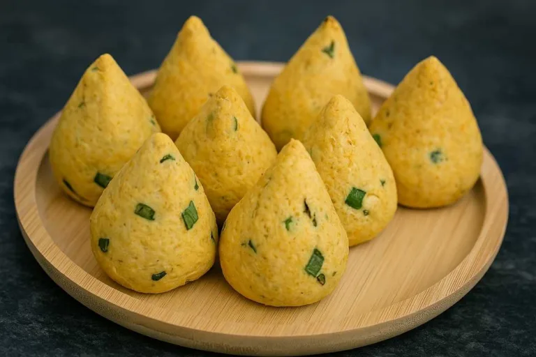 Imagem da Receita de Coxinha de Mandioca com Apenas 2 Ingredientes Feita na Airfryer.