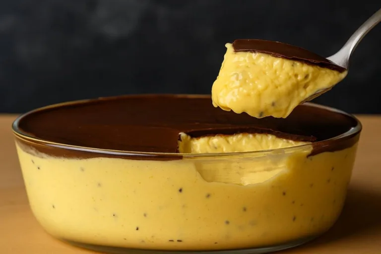 Imagem da Receita de Mousse de Maracujá e Chocolate Perfeita com Casquinha Crocante.