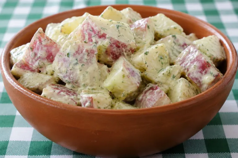 Imagem da Receita de Salada de Batata Doce com Iogurte Natural.