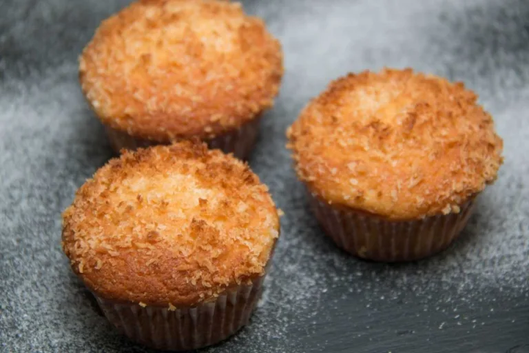 Imagem da Receita de Sem Glúten: Muffin Saudável de Coco para o Café da Manhã
