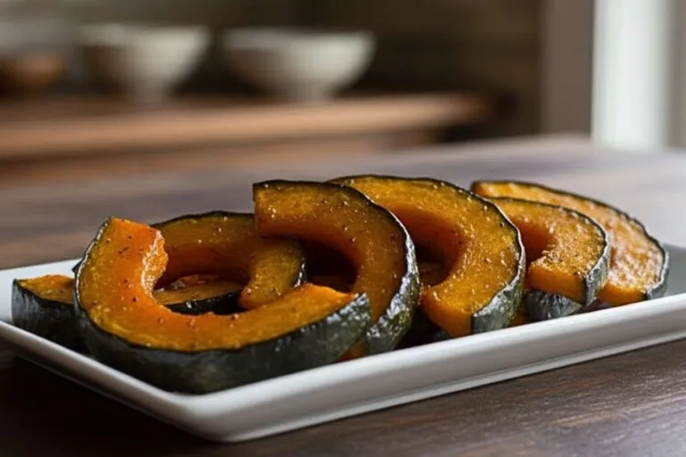 Imagem da Receita de Abóbora Assada na Airfryer com Shoyu e Mel.