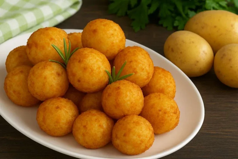 Imagem da Receita de Bolinho de Batata Inglesa na Airfryer.