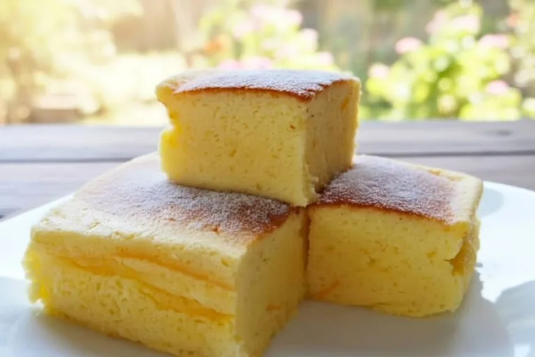 Imagem da Receita de Bolo Nuvem de Laranja Sem Farinha de Trigo, Fofinho e Úmido.