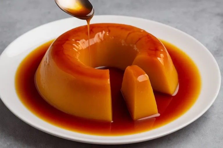 Imagem da Receita de Flan de Laranja com 3 Ingredientes.
