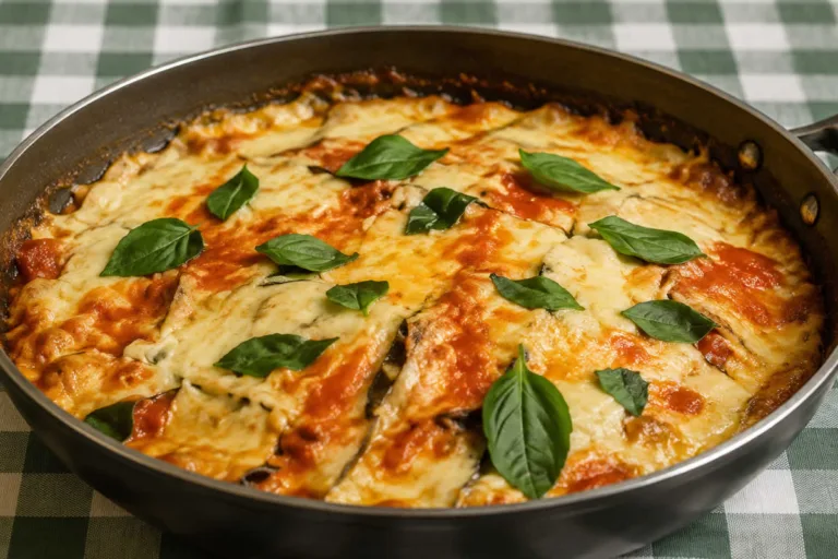Imagem da Receita de Lasanha Vegana de Frigideira.