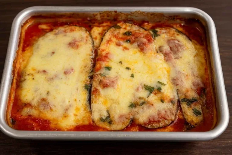 Imagem da Receita de Lasanha de Berinjela com Pão de Forma.
