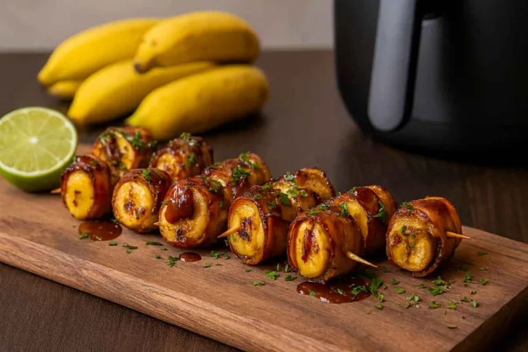 Imagem da Receita de Medalhão de Banana com Bacon na Airfryer.