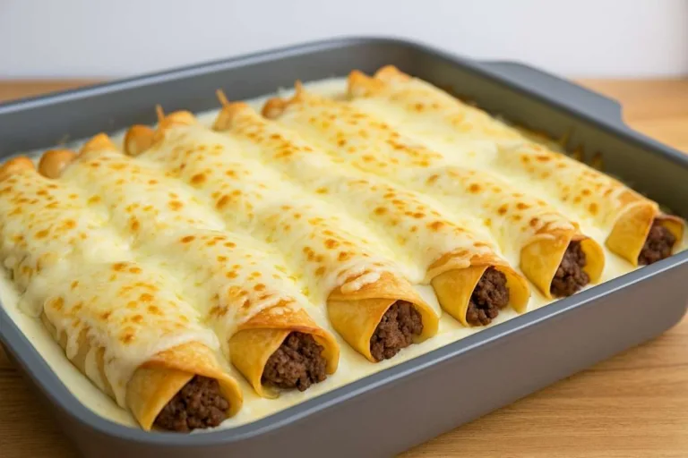 Imagem da Receita de Panqueca de Carne com Molho Branco.