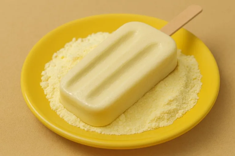 Imagem da Receita de Picolé Cremoso Caseiro de Leite Ninho.