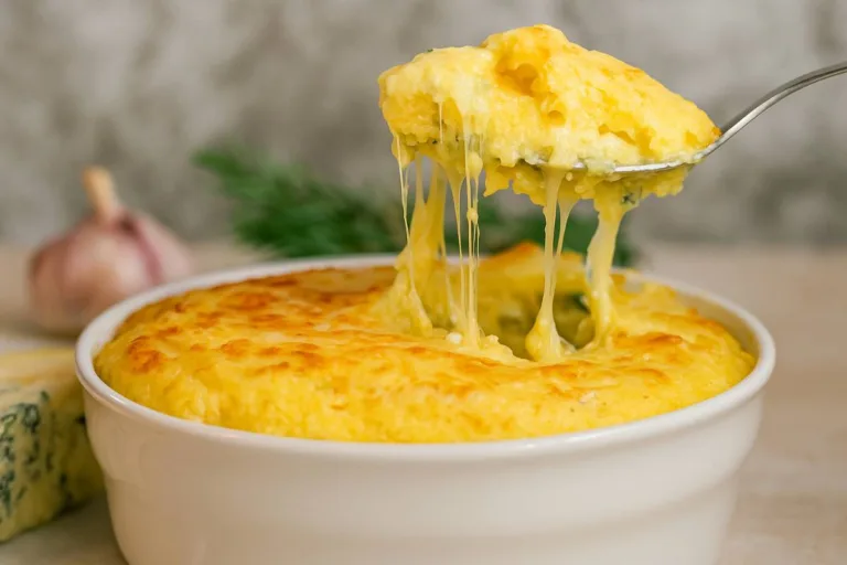 Imagem da Receita de Polenta de Forno aos 4 Queijos.