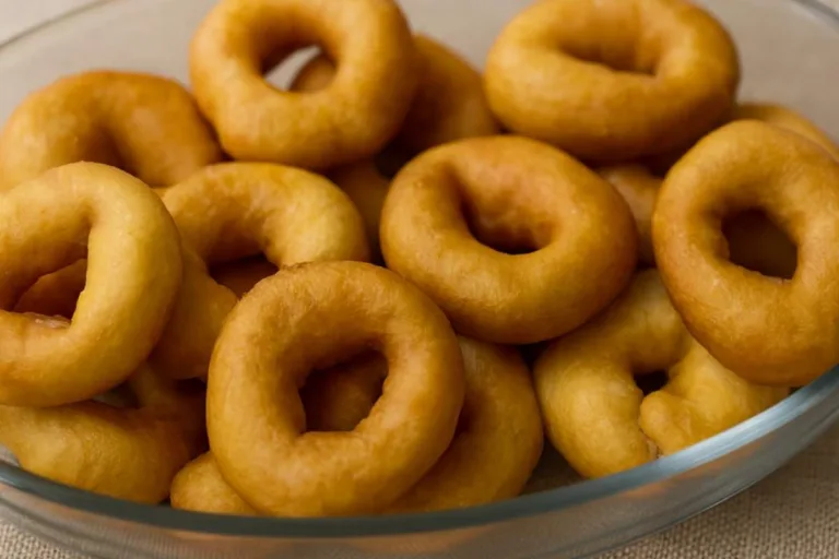 Imagem da Receita de Rosquinha Salgada Frita de Farinha de Trigo.