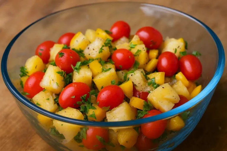Imagem da Receita de Salada de Mandioca ao Molho Vinagrete.
