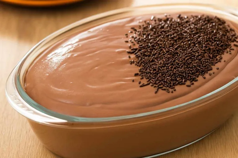 Imagem da Receita de Sobremesa de Chocolate Rápida com Poucos Ingredientes.