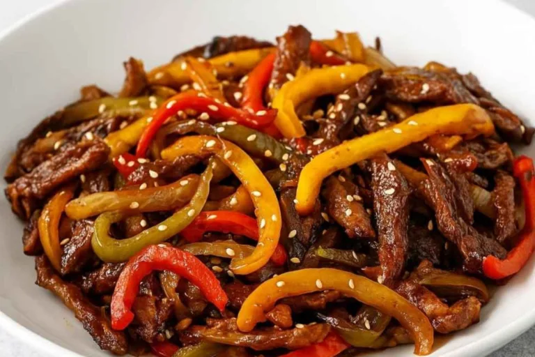 Imagem da Receita de Tirinhas de Carne à Moda Chinesa.
