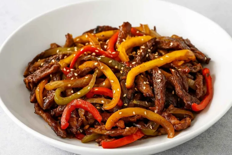 Imagem da Receita de Tirinhas de Carne à Moda Chinesa.