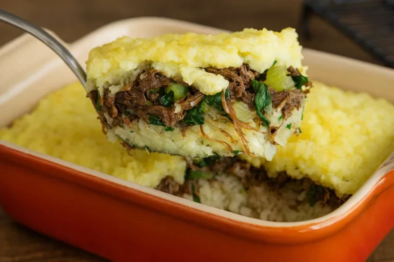 Imagem da Receita de Arroz Recheado com Carne para Almoço de Domingo.