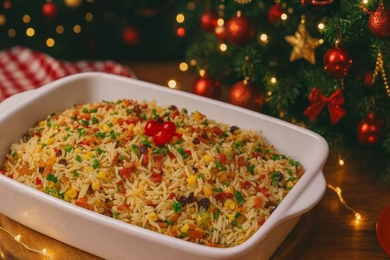 Imagem da Receita Arroz Temperado de Festa.
