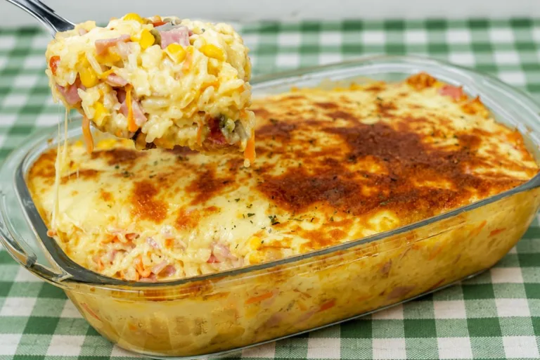 Imagem da Receita de Arroz de Festa Cremoso de Forno.