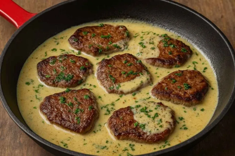 Imagem da Receita de Bife de Alcatra com Molho de Queijo.