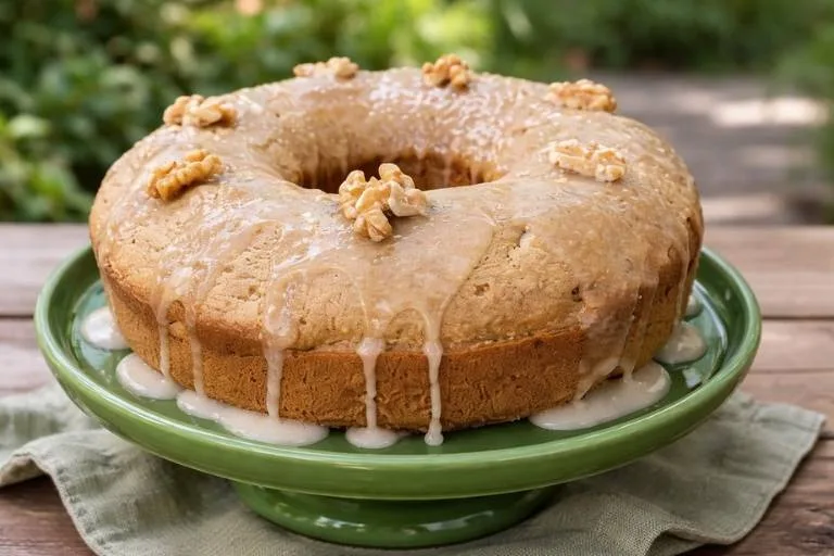 Imagem da Receita de Bolo Natalino de Nozes.